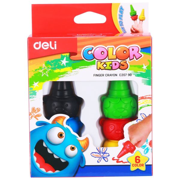 Мелки восковые Deli Color Kids EC20790 6 шт.