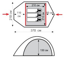Палатка Tramp STALKER 3